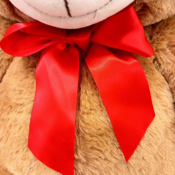 Teddy Bear 15" Kellytoy Plush BROWN Soft Floppy Ears Collect VIntage New w Tags - Picture 8 of 16